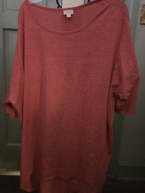 NWOT - LuLaRoe Irma Heathered Coral Relaxed Tunic